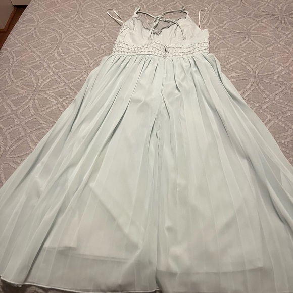 Dare to Love Mint Embroidered Midi Dress - Picture 3 of 12